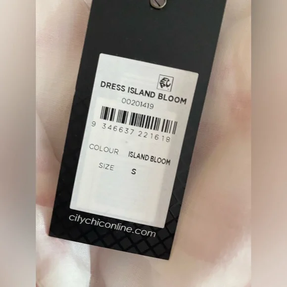 City Chic Island Bloom White Red Tropical Floral Wiggle Dress SKU0428 - Picture 8 of 9